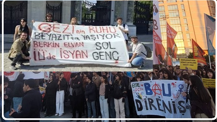 Beyazıt'ta Gezi pankartı açan, Yıldız protestosunda tutuklanan öğrenciler tahliye